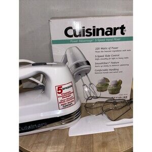 Cuisinart HM-70 7-speed Power Advantage Hand Mixer - White